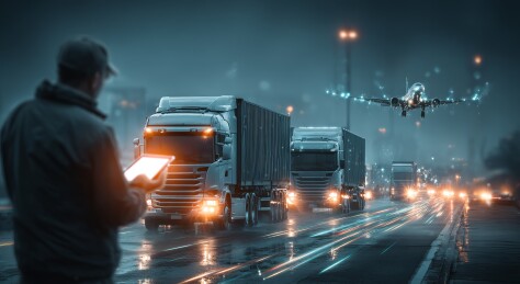 物流运输行业手机操作场景