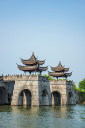 杭州萧山湘湖旅游度假区四亭桥