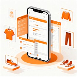 手机购物应用界面展示