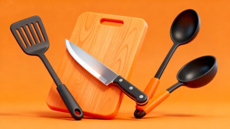 厨具组合实用感厨房场景