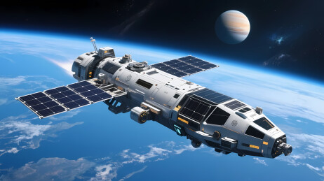 太空中的航天器