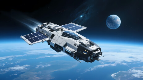 太空中的航天器