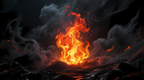炽热火焰的神秘之美