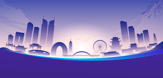 浙江湖州城市地标建筑