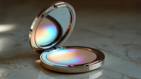 精致的美妆粉饼