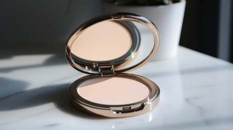 精致的美妆粉饼