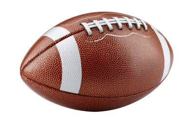 棕色美式橄榄球特写