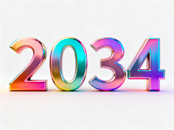 2034年彩色数字艺术