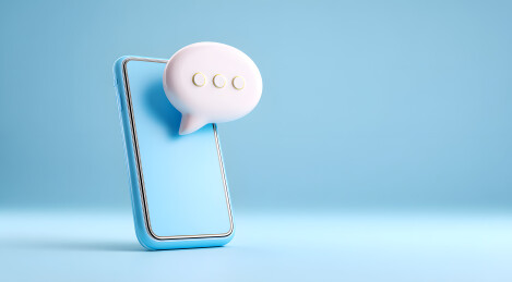 手机上一个对话气泡框