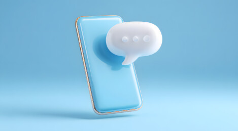 手机上一个对话气泡框