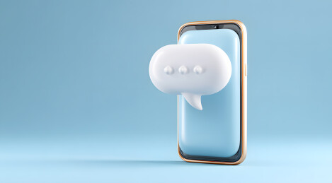 手机上一个对话气泡框