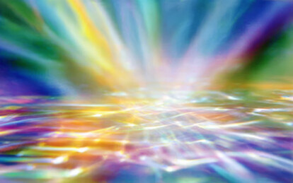 色彩斑斓的抽象光线图案