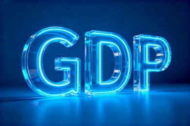 字母霓虹商业背景场景