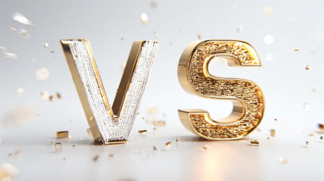 立体 “VS” 艺术字图