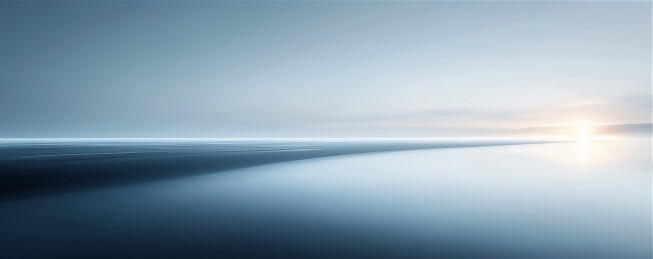 宁静水面的日出曙光商务背景