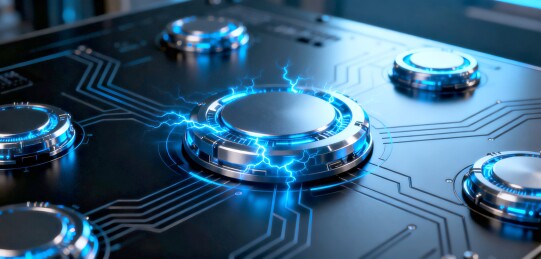 科技按钮未来设备操作场景