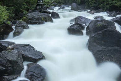 漓江源大峡谷慢门飞瀑