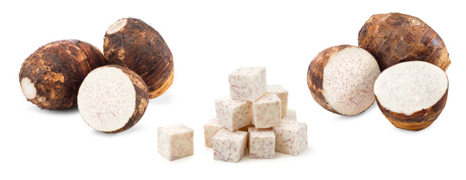 一些新鲜的荔浦芋头