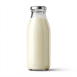 玻璃瓶装纯牛奶