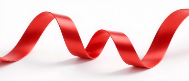 红绸飘动感商业背景场景