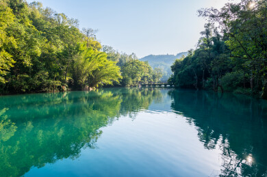 贵州黔南荔波小七孔风景