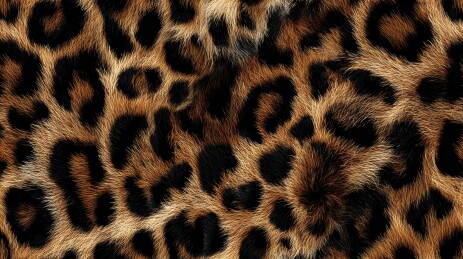 豹纹皮毛特写