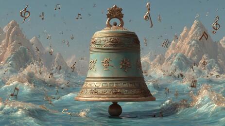 巨钟山河乐曲悠扬