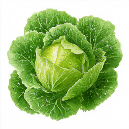 秋季大卷心菜丰收 