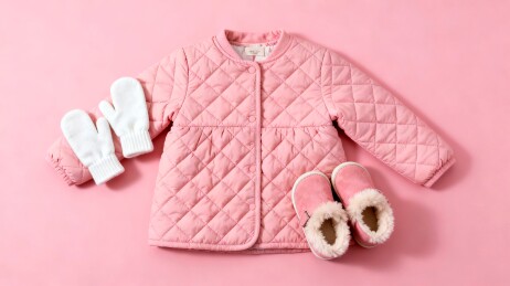 儿童冬装服饰展示