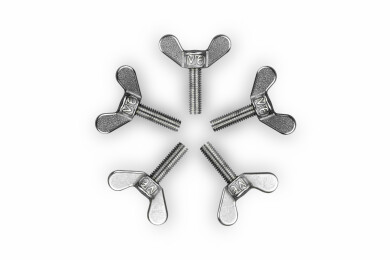 M6不锈钢蝴蝶型手拧螺钉羊角螺栓