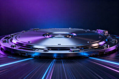 科技感硬盘特写