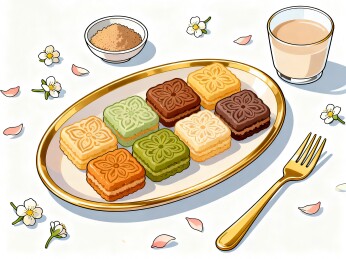 糕点饮品配饰餐具甜品