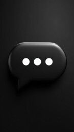 黑色对话框中的三个白点