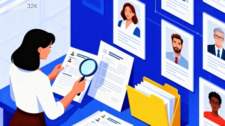 招聘筛选简历工作场景