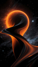 宇宙中的橙色天体