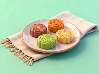 圆形点心盘子点心