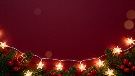 圣诞节日氛围装饰背景