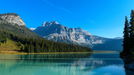 加拿大优鹤国家公园翡翠湖
