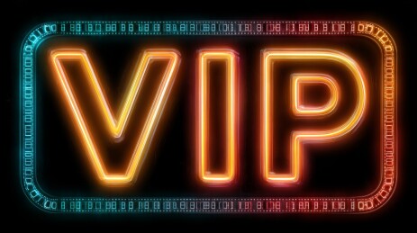 霓虹VIP标识图