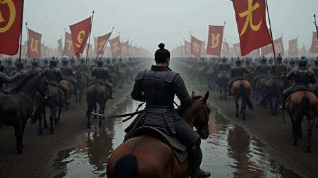 将军率领骑兵大军