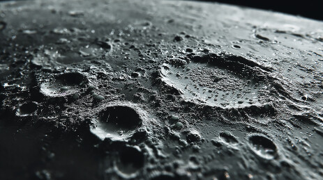 背景纹理月球表面顶视图 