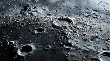 背景纹理月球表面顶视图 