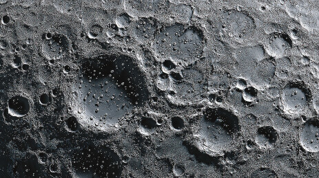 背景纹理月球表面顶视图 