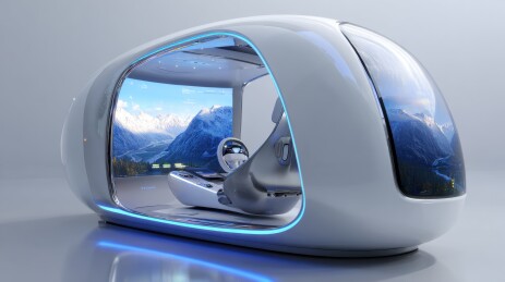 未来感智能座舱设计