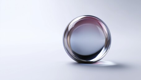 简约的玻璃球体