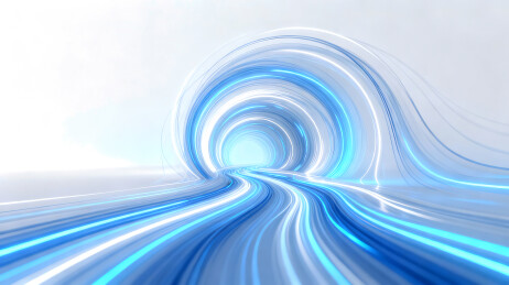 抽象光速线隧道公路科技风背景