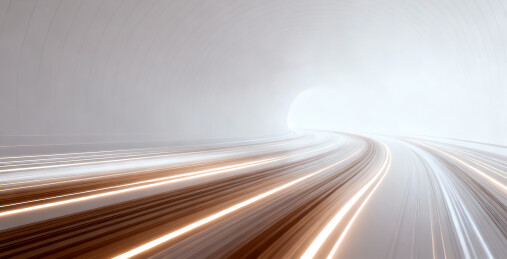 抽象光速线隧道公路科技风背景