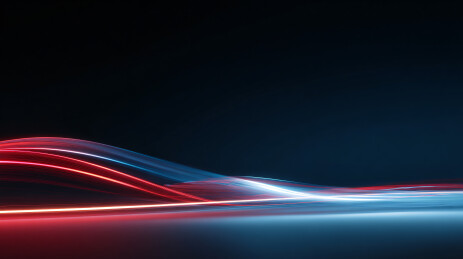 黑底红蓝白轨光效艺术图