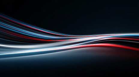 黑底红蓝白轨光效艺术图