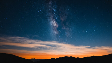 夜空繁星银河壮丽景象